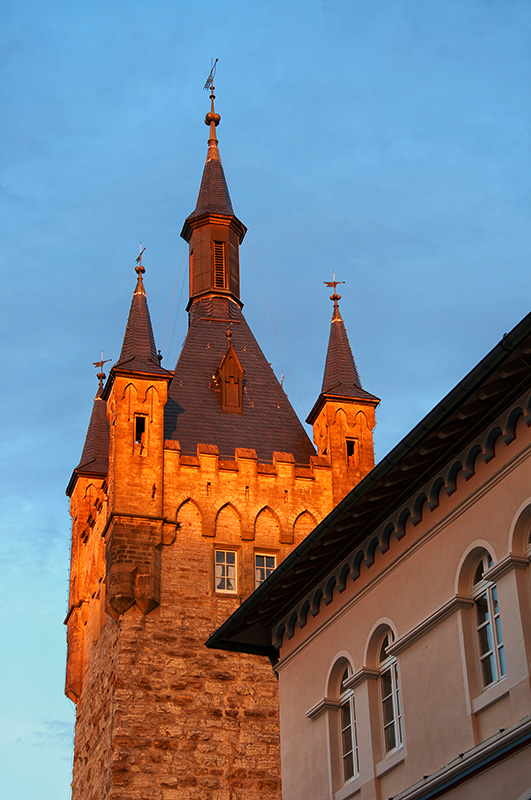 Sunset on the Blue Tower, Bad Wimpfen, Germany